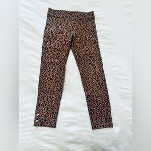Janie and Jack | Brown and Black Leopard Print pants | size 6